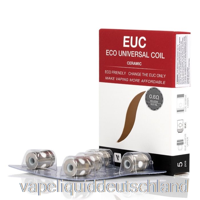 Vaporesso EUC Ersatzspulen 0,6 Ohm Keramik EUC SS316L Vape Deutschland